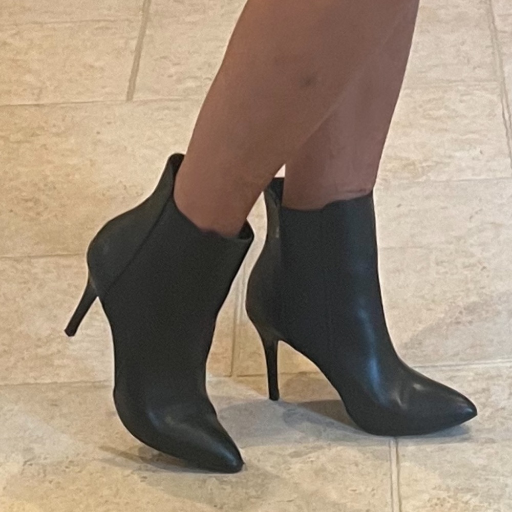 Black ankle boots